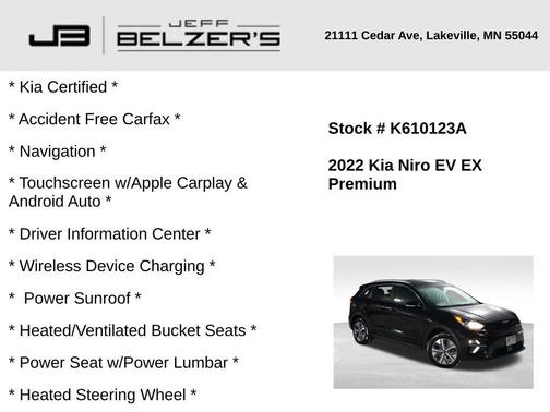 2022 Kia Niro EV EX Premium