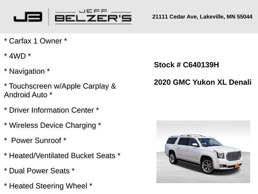 2020 GMC Yukon XL Denali