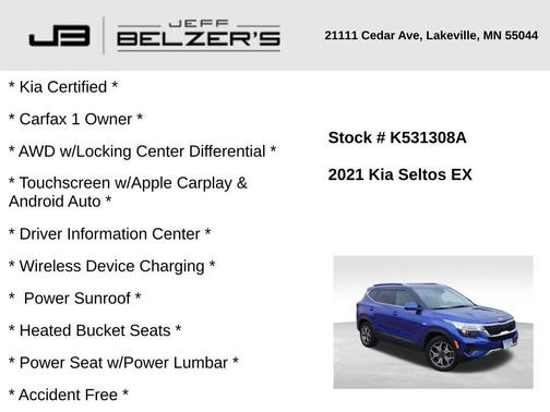 2021 Kia Seltos EX
