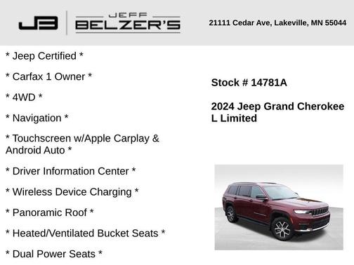 2024 Jeep Grand Cherokee L Limited