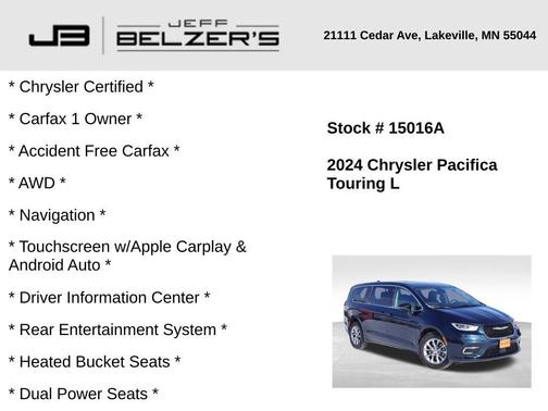 2024 Chrysler Pacifica Touring-L