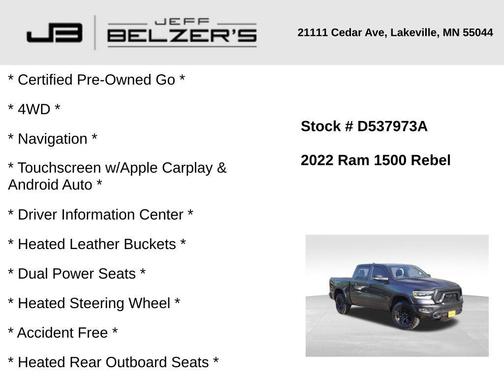 2022 RAM 1500 Rebel
