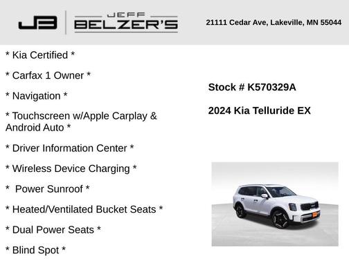 2024 Kia Telluride EX