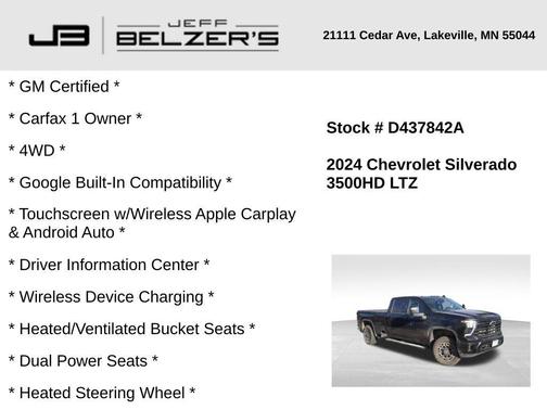 2024 Chevrolet Silverado 3500 LTZ