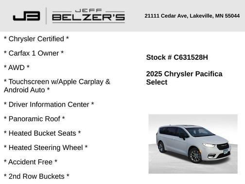 2025 Chrysler Pacifica Select