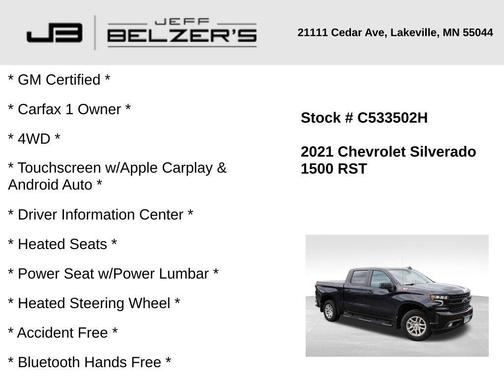 2021 Chevrolet Silverado 1500 RST
