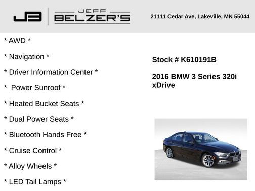 2016 BMW 320 i xDrive