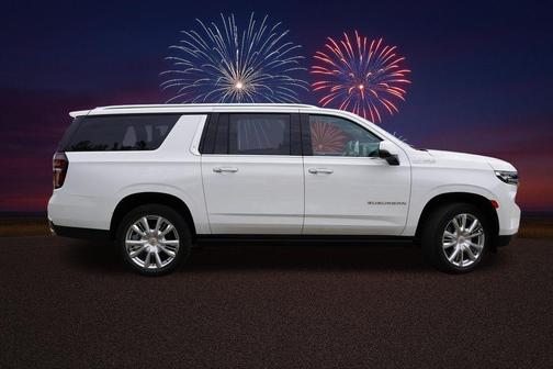 Summit White 2021 Chevrolet Suburban High Country