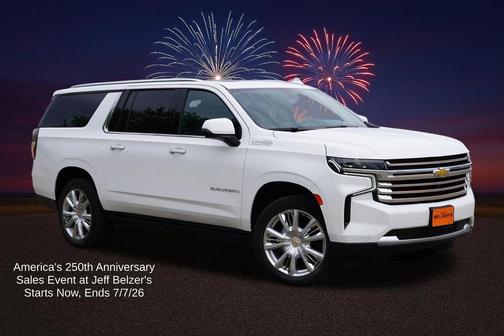 Summit White 2021 Chevrolet Suburban High Country