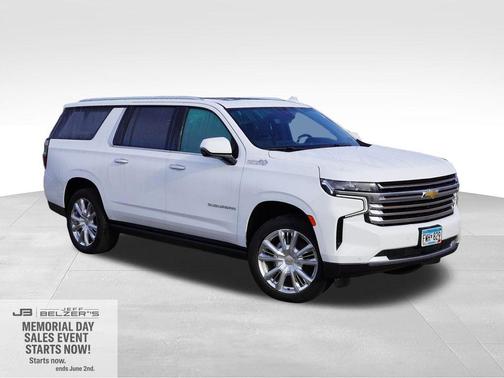 Summit White 2021 Chevrolet Suburban High Country