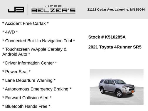 2021 Toyota 4Runner SR5