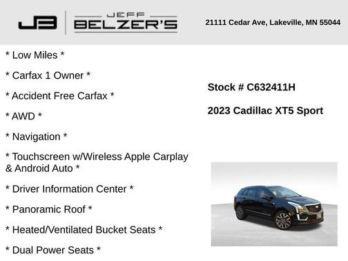 2023 Cadillac XT5 Sport