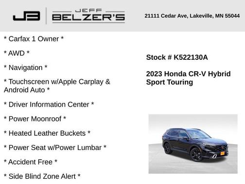 2023 Honda CR-V Hybrid Sport Touring