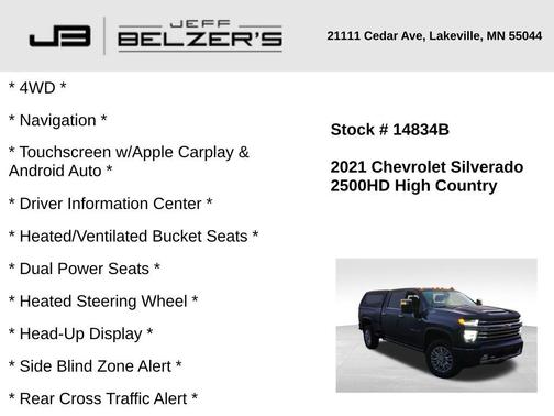 2021 Chevrolet Silverado 2500 High Country