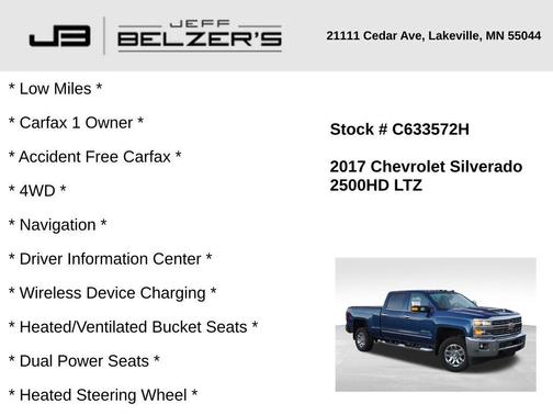 2017 Chevrolet Silverado 2500 LTZ