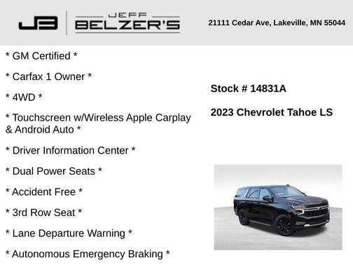 2023 Chevrolet Tahoe LS