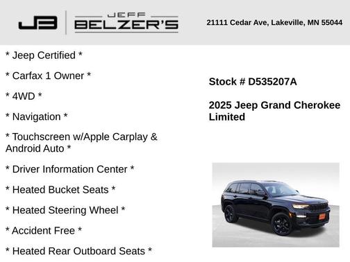 2025 Jeep Grand Cherokee Limited