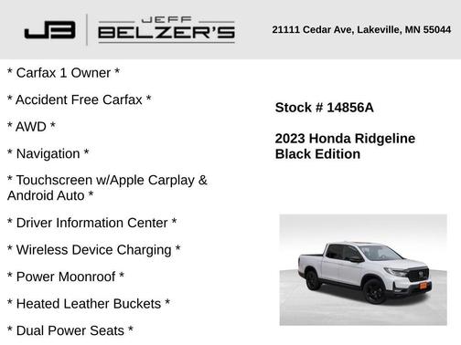 2023 Honda Ridgeline Black Edition