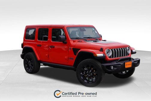 Firecracker Red Clearcoat 2025 Jeep Wrangler 4xe Sahara