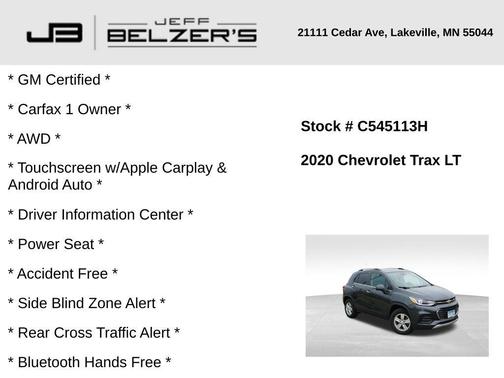 2020 Chevrolet Trax LT