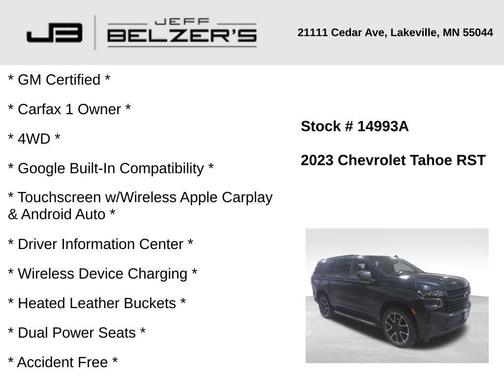 2023 Chevrolet Tahoe RST