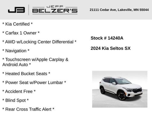 2024 Kia Seltos SX
