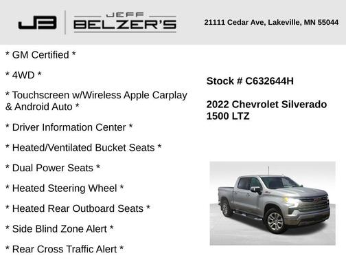 2022 Chevrolet Silverado 1500 LTZ