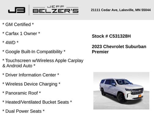 2023 Chevrolet Suburban Premier