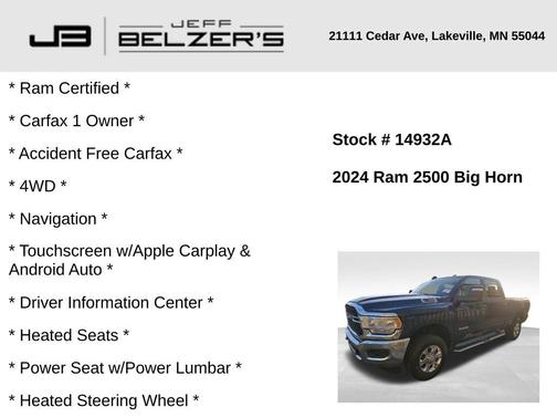 2024 RAM 2500 Big Horn
