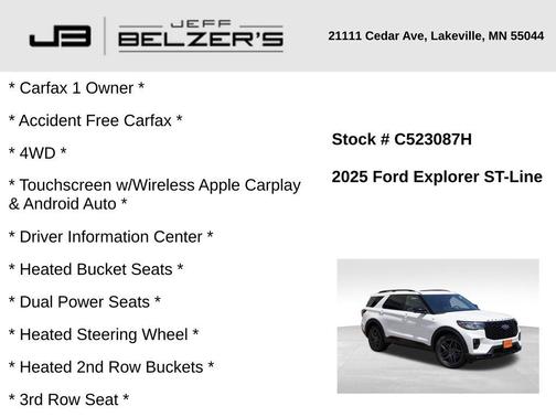 2025 Ford Explorer ST-Line