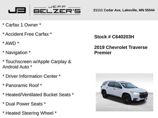 2019 Chevrolet Traverse Premier