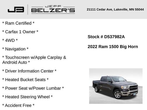 2022 RAM 1500 Big Horn