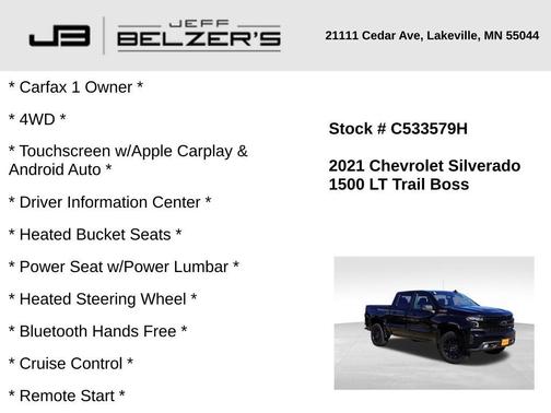 2021 Chevrolet Silverado 1500 LT Trail Boss