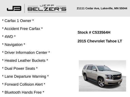 2015 Chevrolet Tahoe LT