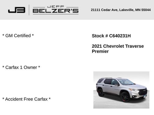 2021 Chevrolet Traverse Premier