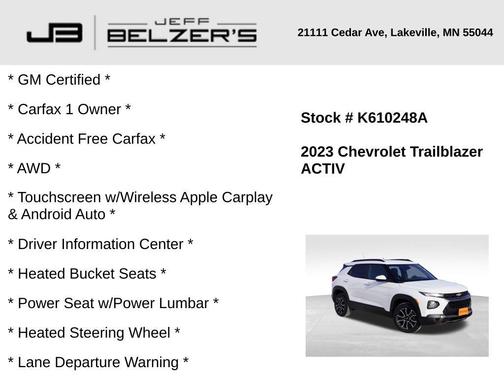 2023 Chevrolet Trailblazer ACTIV