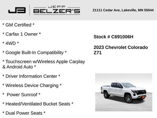 2023 Chevrolet Colorado Z71