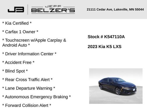 2023 Kia K5 LXS