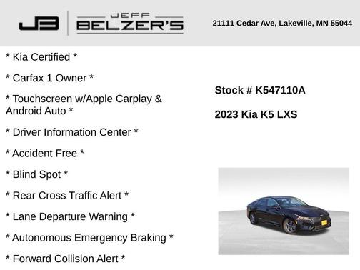 2023 Kia K5 LXS