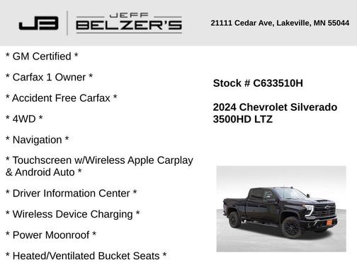 2024 Chevrolet Silverado 3500 LTZ