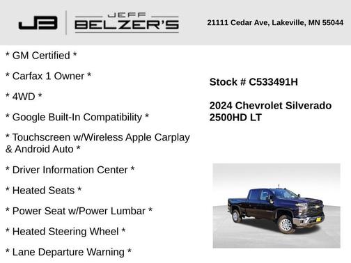 2024 Chevrolet Silverado 2500 LT