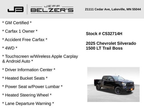 2025 Chevrolet Silverado 1500 LT Trail Boss