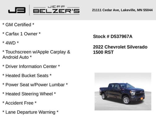 2022 Chevrolet Silverado 1500 RST