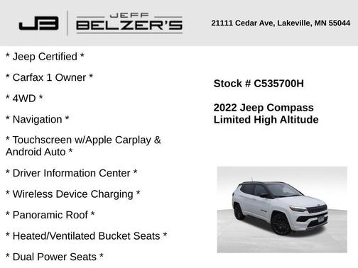 2022 Jeep Compass Altitude