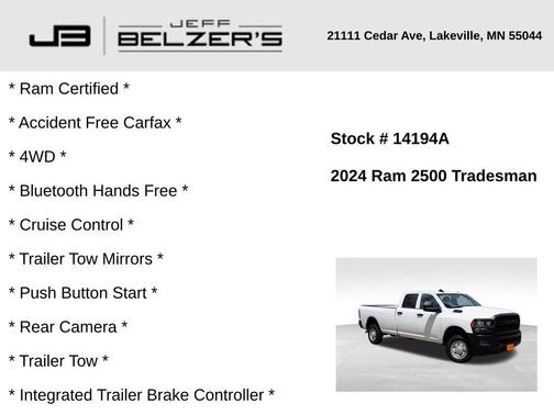 2024 RAM 2500 Tradesman
