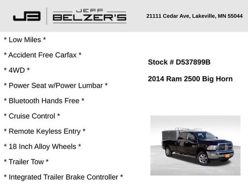 2014 RAM 2500 Big Horn