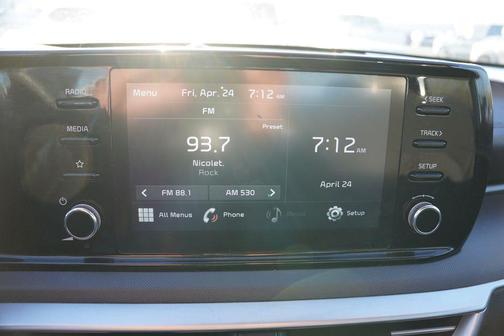 Glacial White Pearl 2021 Kia K5 LXS