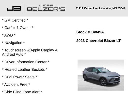 2023 Chevrolet Blazer 3LT
