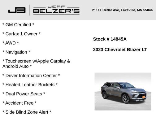 2023 Chevrolet Blazer 3LT