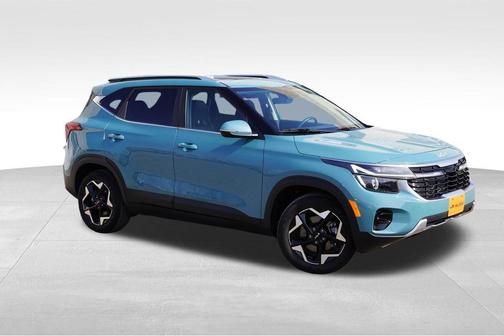 Blue 2024 Kia Seltos EX